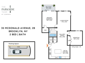 35 Mc Donald Avenue 2B, Brooklyn NY 11218
