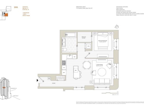 110 Charlton Street 20G, New York NY 10014