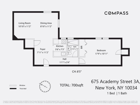 675 Academy Street 3A, New York NY 10034