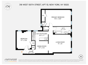318 West 100th Street 1D, New York NY 10025