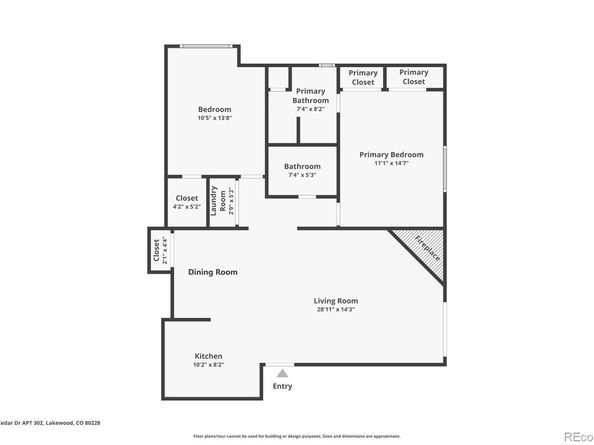 13095 W Cedar Drive 302, Lakewood CO 80228