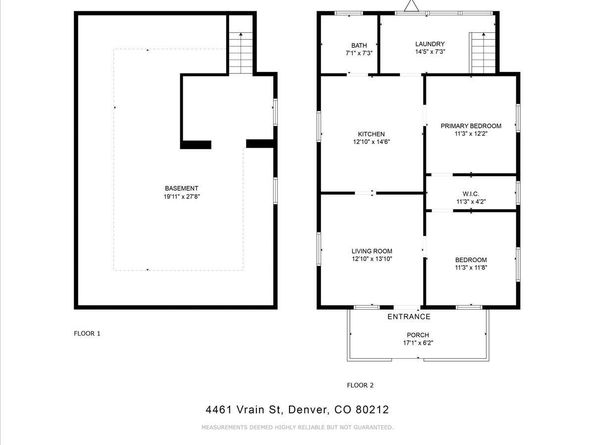 4461 N Vrain Street, Denver CO 80212