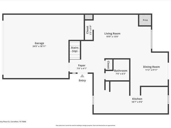 2955  Country Place Circle , Carrollton Texas 75006
