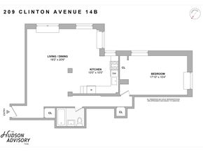 209 Clinton Avenue 14B, Brooklyn NY 11205