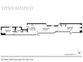 212 West 105th Street 1W, New York NY 10025