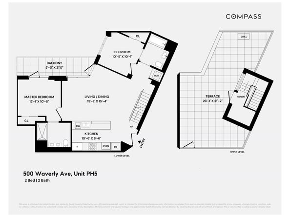 500 Waverly Avenue PH5, Brooklyn NY 11238