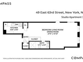 49 East 63rd Street Garden, Duplex , 3F, New York NY 10065