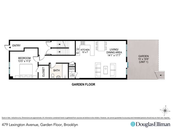 479 Lexington Avenue GARDEN1A, Brooklyn NY 11221