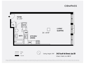 242 South 1st Street 2B, Brooklyn NY 11211