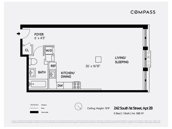 242 South 1st Street 2B, Brooklyn NY 11211