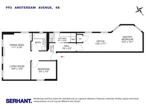 993 Amsterdam Avenue 4B, New York NY 10025