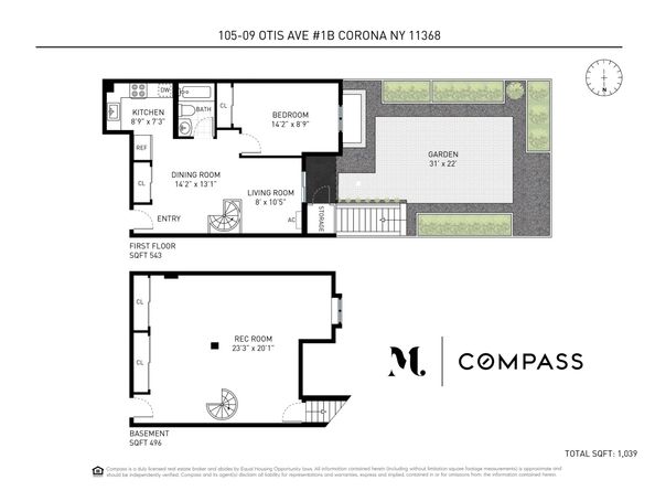 105-09 Otis Avenue 1B, Queens NY 11368