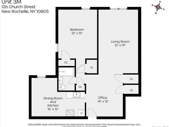 126 Church Street 3M, New Rochelle NY 10805