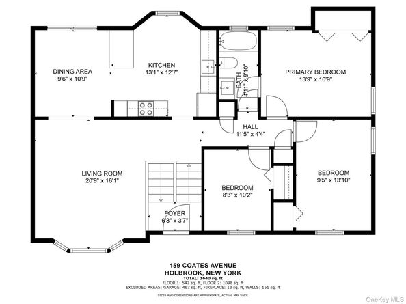 159 Coates Avenue N, Holbrook NY 11741