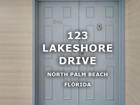 123 Lakeshore Drive 1942, North Palm Beach FL 33408