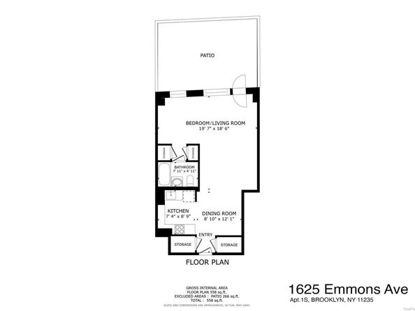 1625 Emmons Avenue 1S, Brooklyn NY 11235