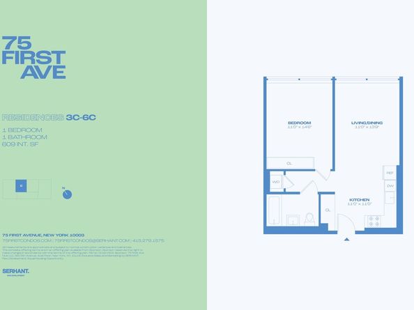 75 1st Avenue 6C, New York NY 10003