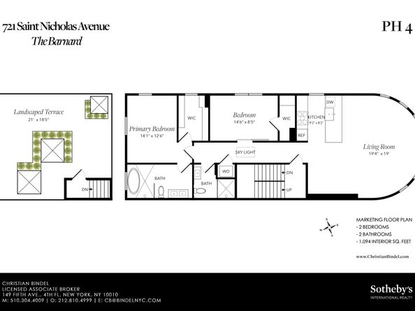 721 St Nicholas Avenue PH4, New York NY 10031