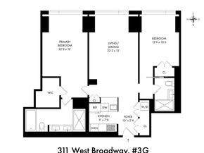 311 West Broadway 3G, New York NY 10013