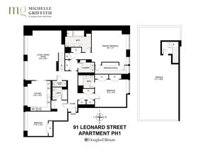91 Leonard Street PH1, New York NY 10013