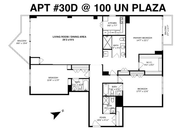 100 United Nations Plaza 30D, New York NY 10017