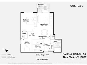 161 East 110th Street 6A, New York NY 10029