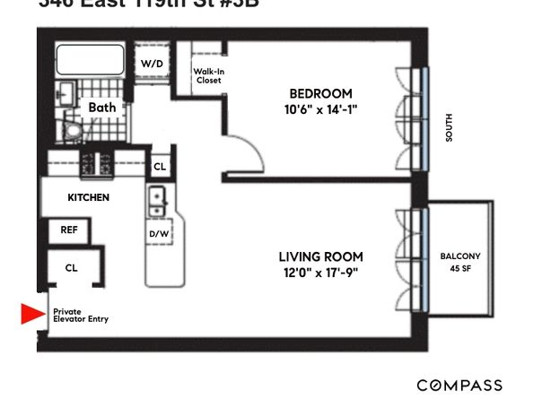 346 East 119th Street 3R, New York NY 10035