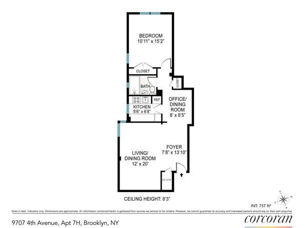 9707 4th Avenue 7H, Brooklyn NY 11209