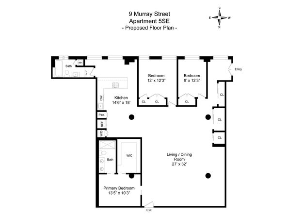 9 Murray Street 5SE, New York NY 10007