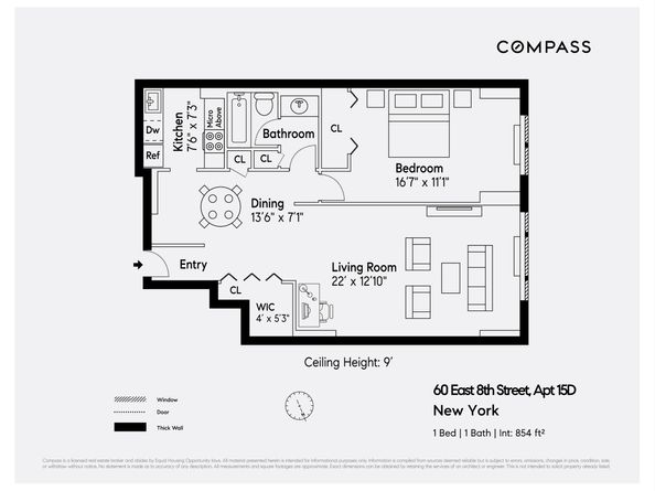 60 East 8th Street 15D, New York NY 10003