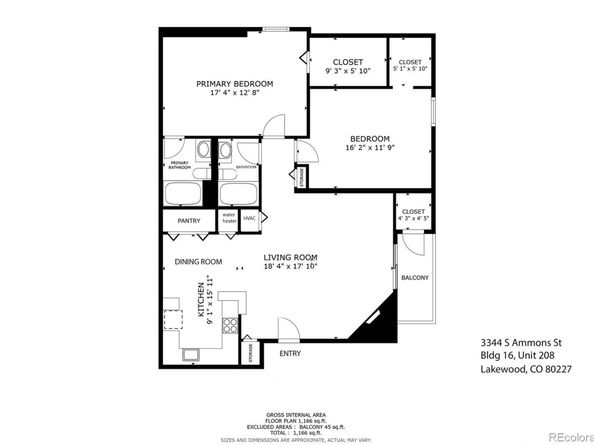 3344 S Ammons Street 16208, Lakewood CO 80227