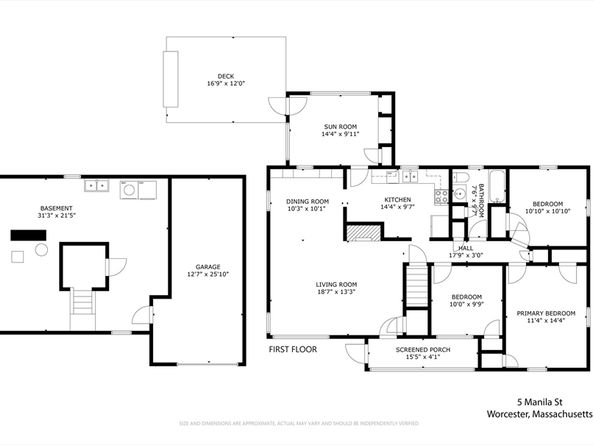 5 Manila St, Worcester MA 01602