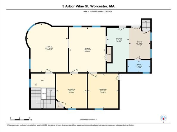 3 Arbor Vitae St., Worcester MA 01603