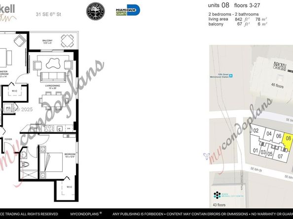 31 SE 6th St 2508, Miami FL 33131