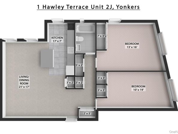 1 Hawley Terrace 2J, Yonkers NY 10701