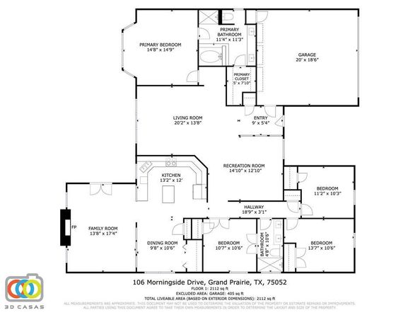 106  Morningside Drive , Grand Prairie Texas 75052