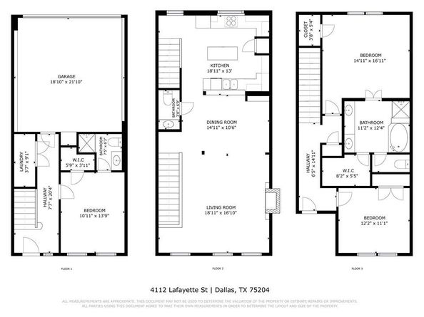 4112  Lafayette Street , Dallas Texas 75204