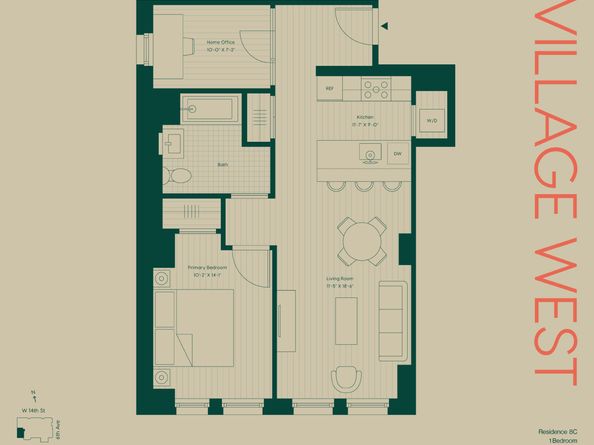 525 6th Avenue 8C, New York NY 10011