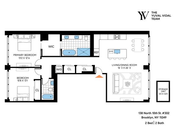 138 North 10th Street 302, Brooklyn NY 11249