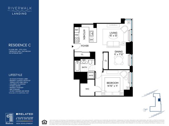 425 Main Street 14C, New York NY 10044