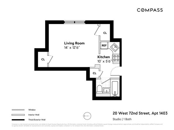 20 West 72nd Street 1403, New York NY 10023