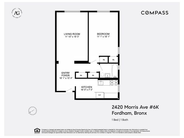 2420 Morris Avenue 6K, Bronx NY 10468
