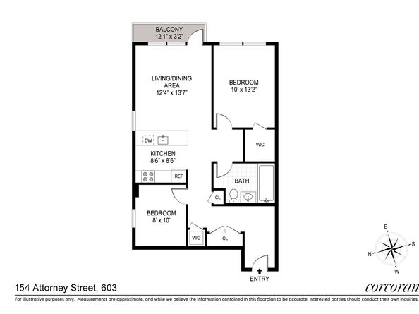 154 Attorney Street 603, New York NY 10002