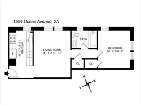 1504 Ocean Avenue 2A, Brooklyn NY 11230