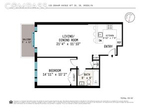 106 Graham Avenue 2B, Brooklyn NY 11206