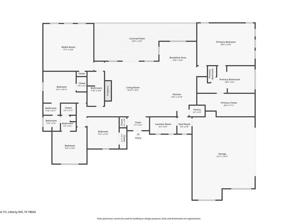 416 Buffalo TRL, Liberty Hill TX 78642