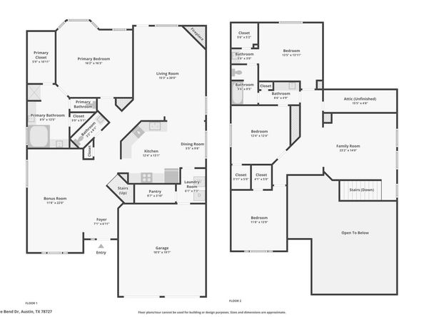 1913 Maize Bend DR, Austin TX 78727