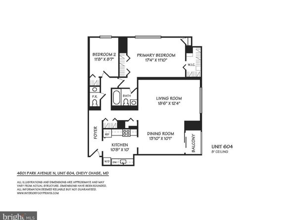 4601 N Park Avenue N 604, Chevy Chase MD 20815