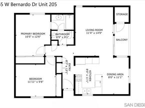 17165 W Bernardo Dr 205, San Diego CA 92127