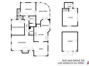 1632 Oak Grove Drive, Los Angeles CA 90041